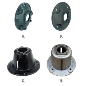 electric motor flanges