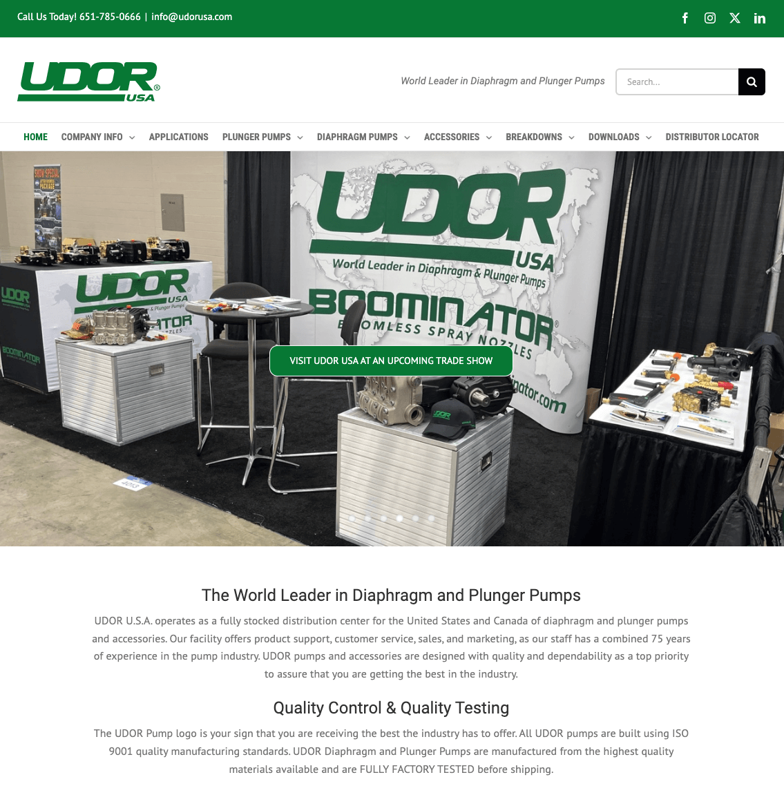 UdorUSA - World Leader in Diaphragm and Plunger Pumps